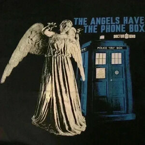 Doctor Who Angel and Phone Box T-Shirt